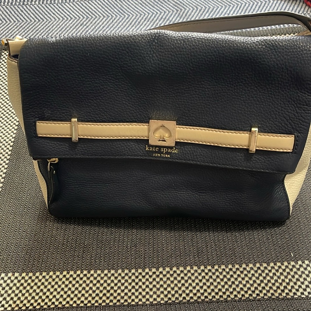 Kate spade ♠️ bag blue and cream
